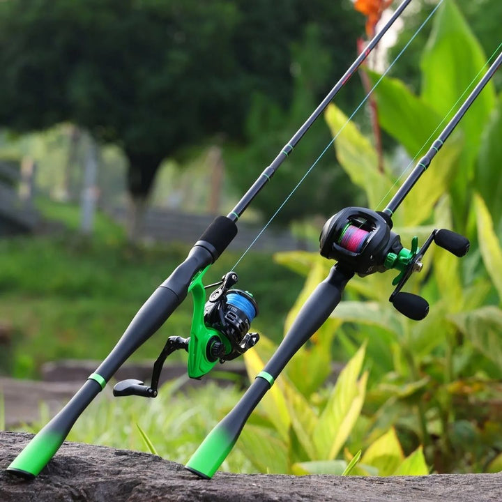 釣り 道具 | 玄武トラベルロッド ライトグリーン 2.1m スピニング・ベイト兼用
