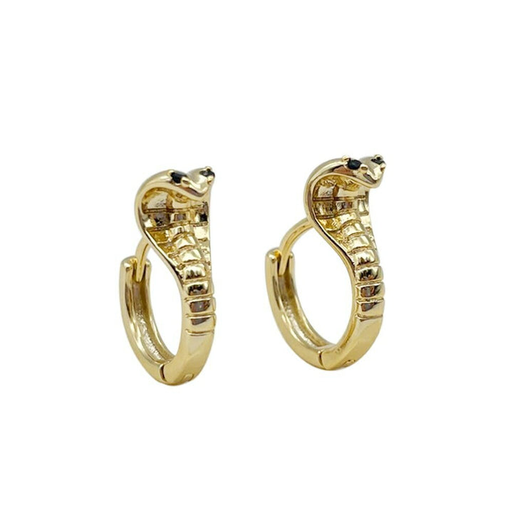 ピアス イヤーカフ | ゴールドコブラスネークピアス 両耳用【メンズ・ユニセックス】