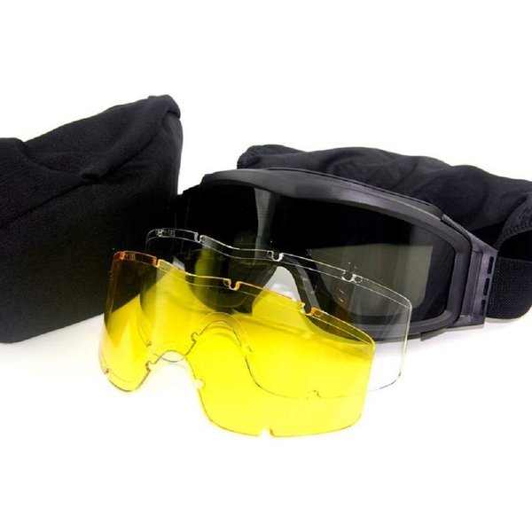 サングラス | 偏光ミリタリーサングラス 3枚レンズセット 男女兼用