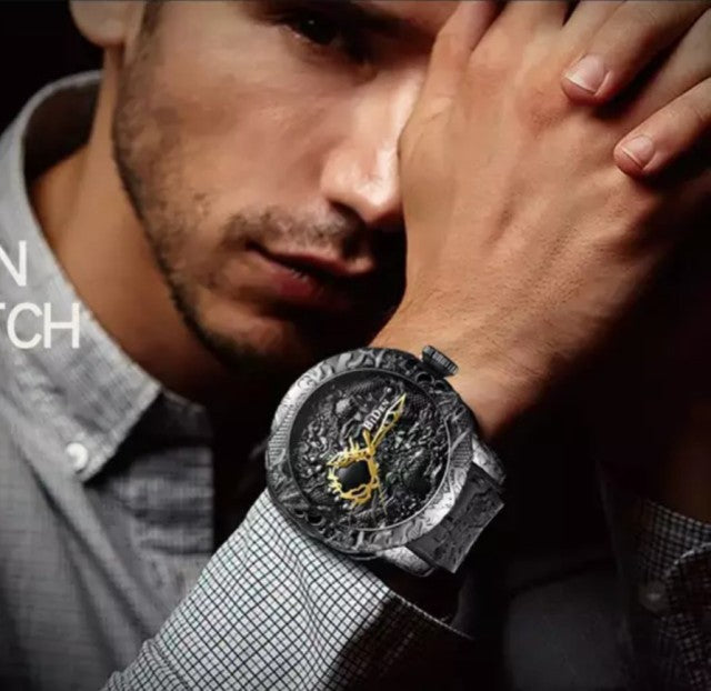 腕時計 | BIDEN シードラゴン 和柄メンズ腕時計