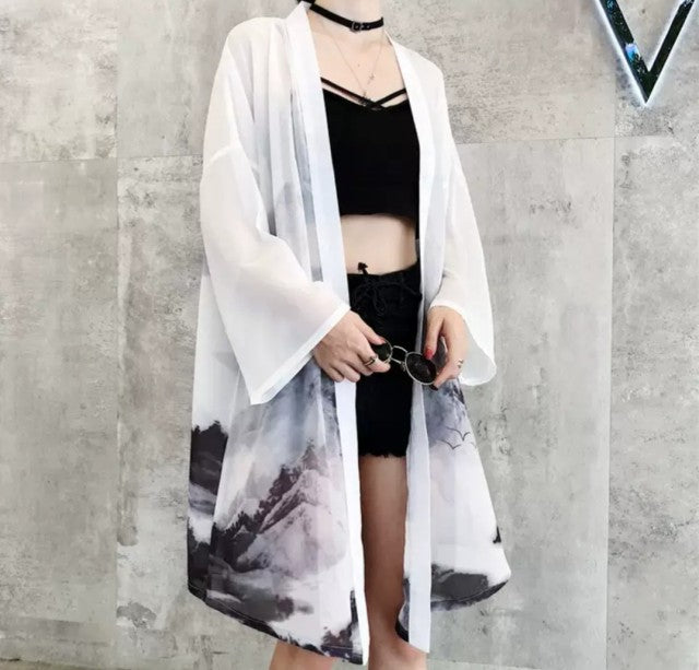 はっぴ | 水墨画デザイン法被・はんてん お祭り用ユニフォーム