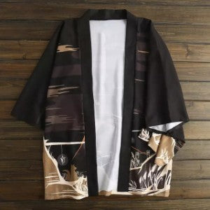 はっぴ | 狼柄和風羽織り - お祭り用メンズ・レディース衣装