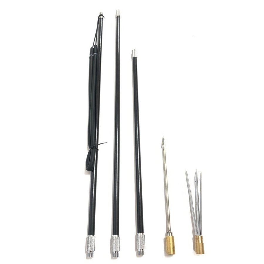 今だけ限定特典｜大判マイクロファイバータオル1枚プレゼント！ 釣り 道具 | 一本銛+五又銛 水中銃・手銛5点セット - スキューバダイビング用