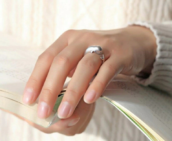 リング | マッコウクジラ シルバーリング フリーサイズ - ユニセックス