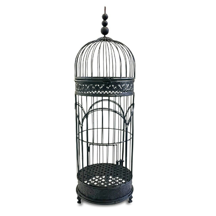 ペットグッズ | アイアンバードケージ98cm ヴィンテージ風ディスプレイ