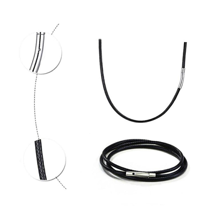 ネックレス | ブラック編み目チョーカー ユニセックス