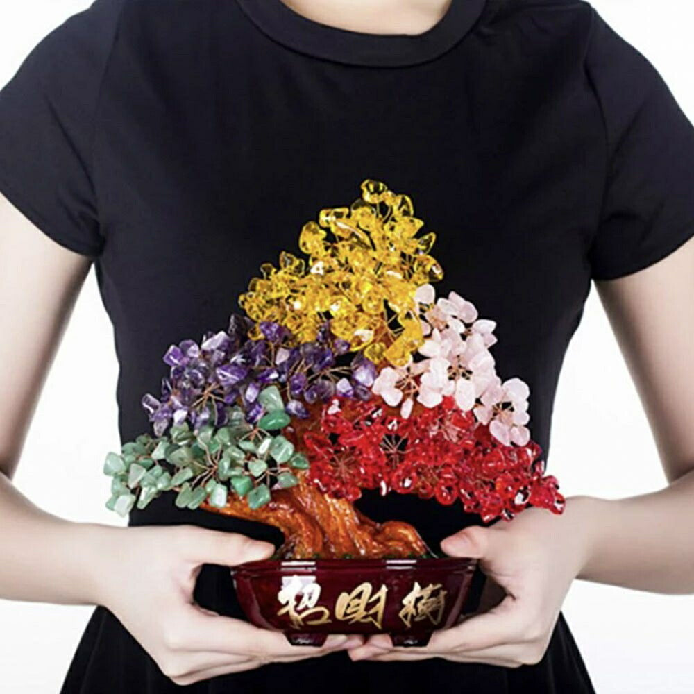 風水 インテリア | 招財樹 カラフル風水 置物