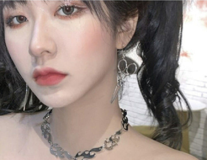 ネックレス | メンズ ビンテージ風 炎モチーフ ネックレス - 誕生日・記念日ギフトに