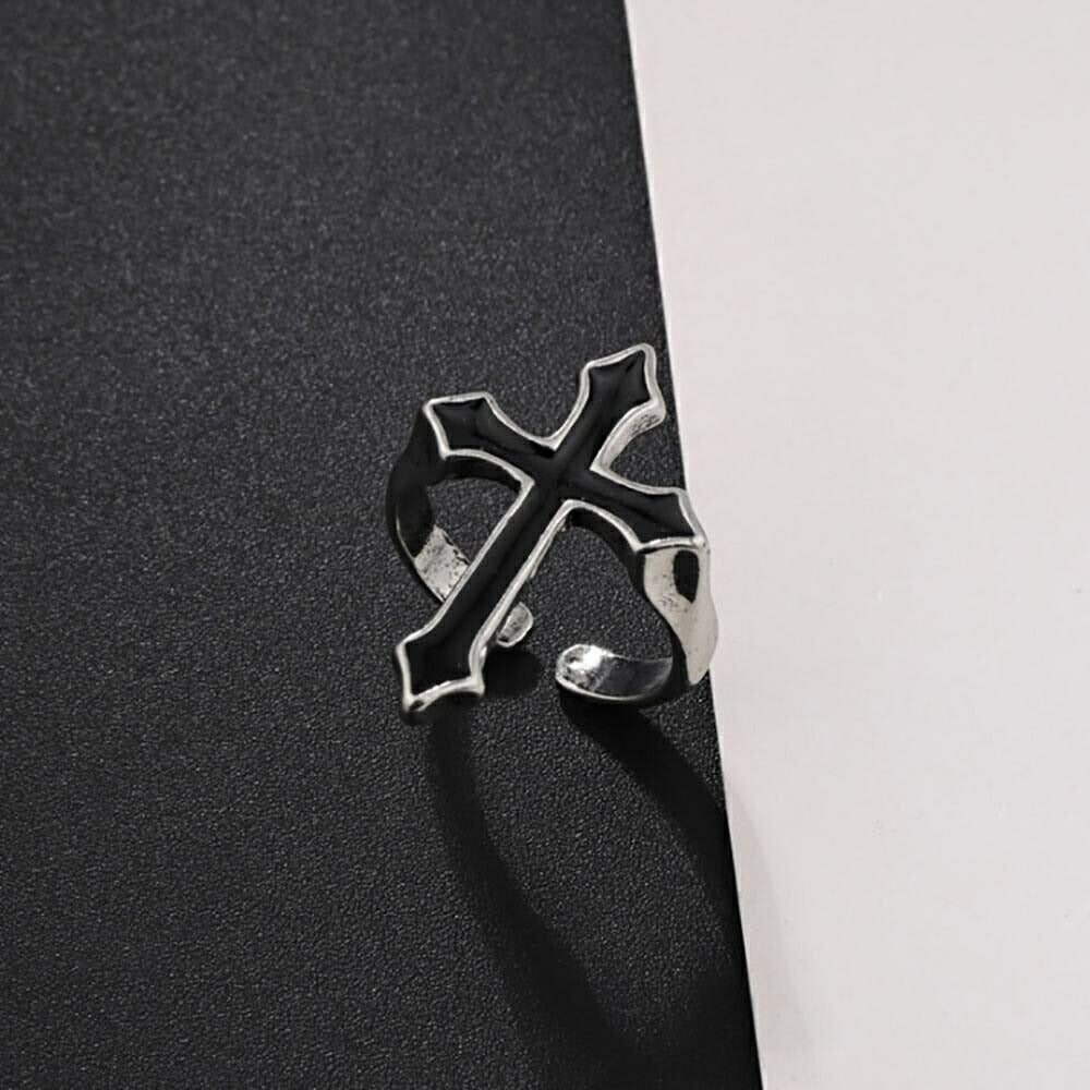 リング | シルバークロスリング 男女兼用 ストリートジュエリー