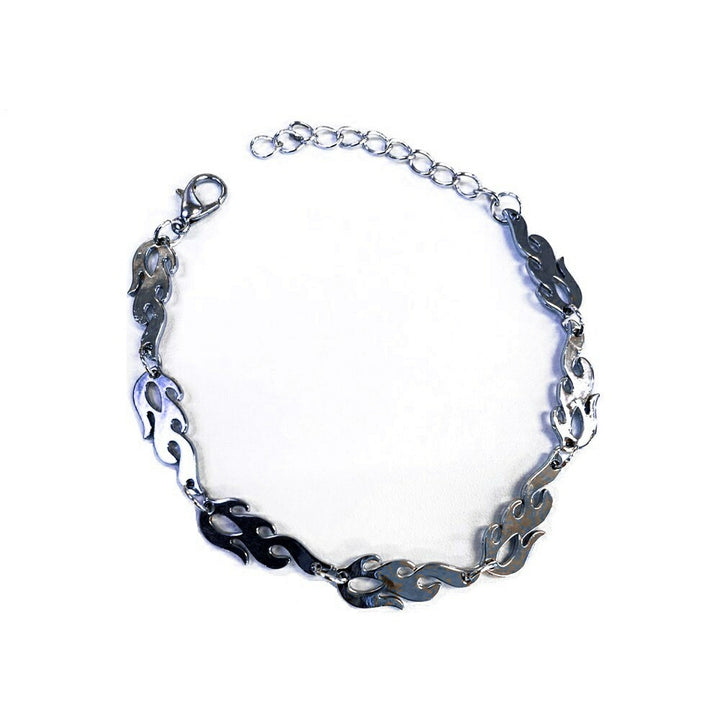 ブレスレット | フレイムデザイン ユニセックスブレスレット - オシャレな韓国ファッションアクセサリー