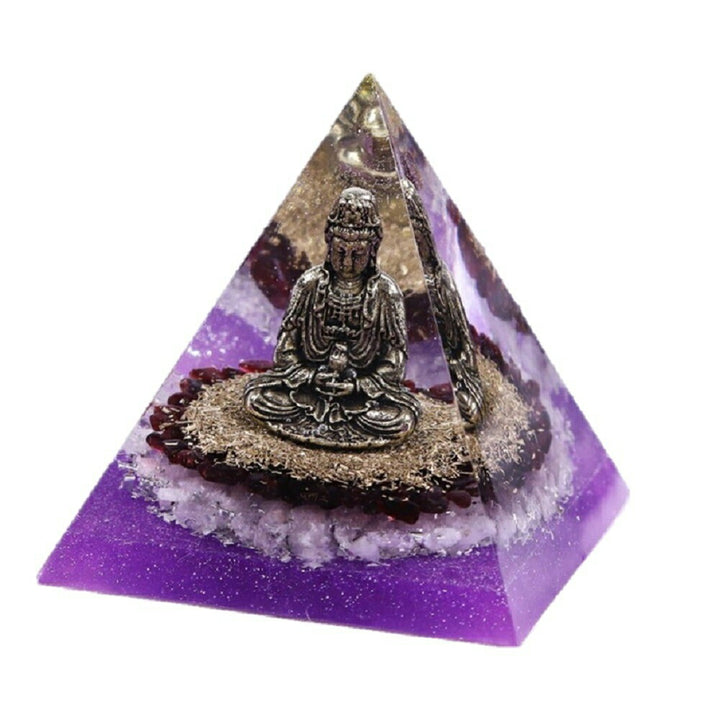 風水 インテリア | 開運オルゴナイト・大仏観音菩薩像・金箔入り