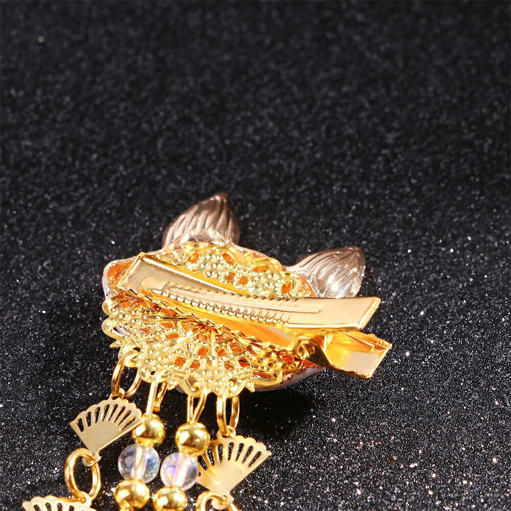 ヘアアクセサリー | 狐モチーフ和装ヘアピン2個セット - 結婚式・コスプレ向け