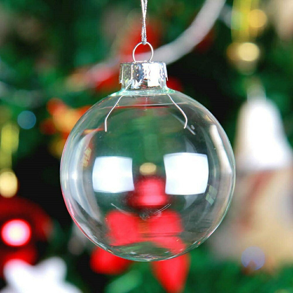 イベントグッズ | クリスマスツリー用透明オーナメント6個セット