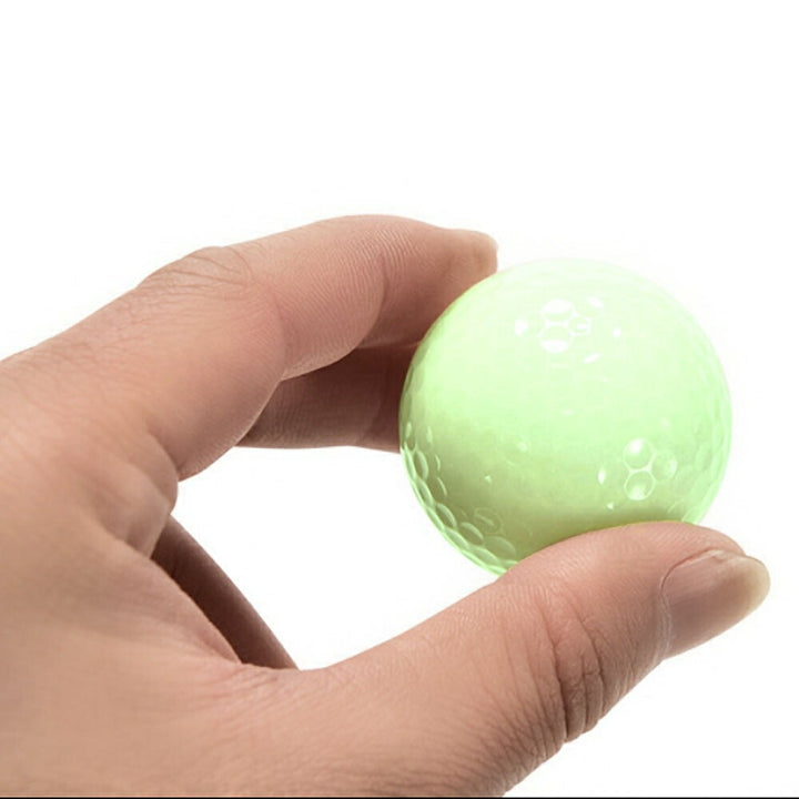 トレーニング器具 | 光るゴルフボール5個セット - 夜間パット練習用蓄光タイプ