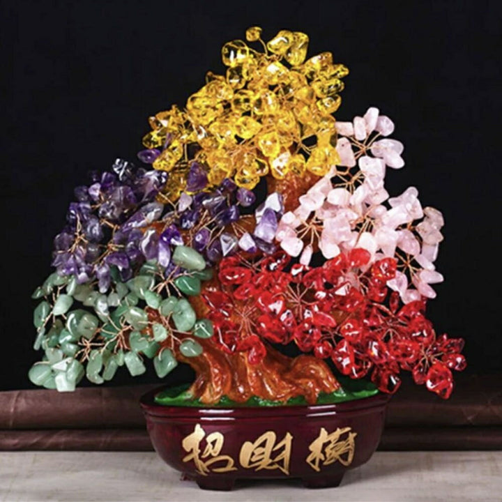 風水 インテリア | 招財樹 カラフル風水 置物