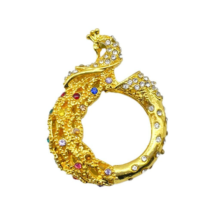 リング | 孔雀ストーンリング 開運ゴールドアクセサリー