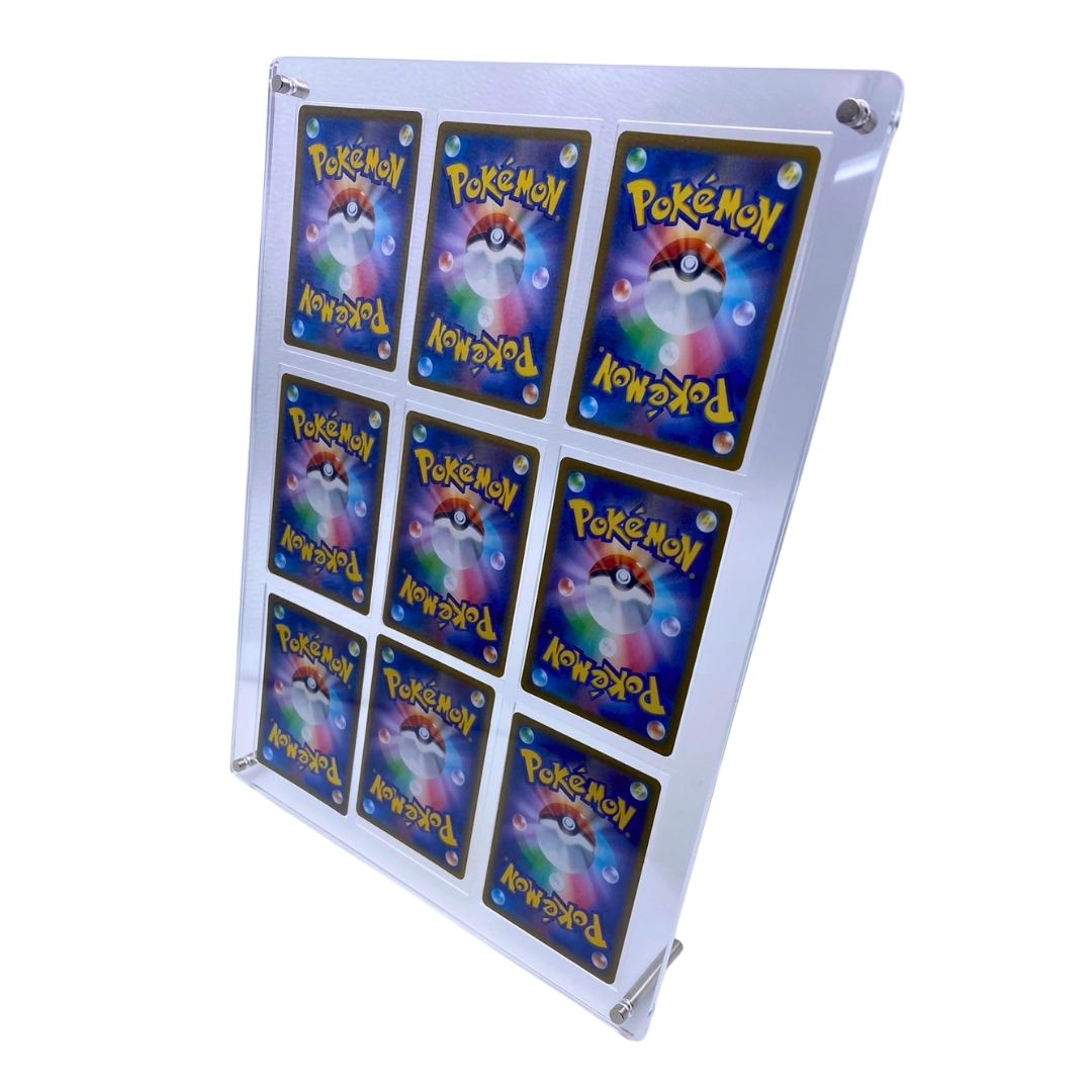 トレカケース | ポケモン・遊戯王対応 アクリル製トレカ保護ディスプレイケース（9枚用）