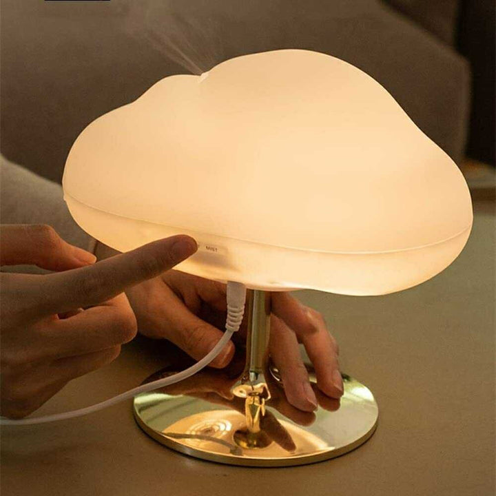 インテリア グッズ | ゴールド雲型アロマLED加湿器 - リビング・寝室用