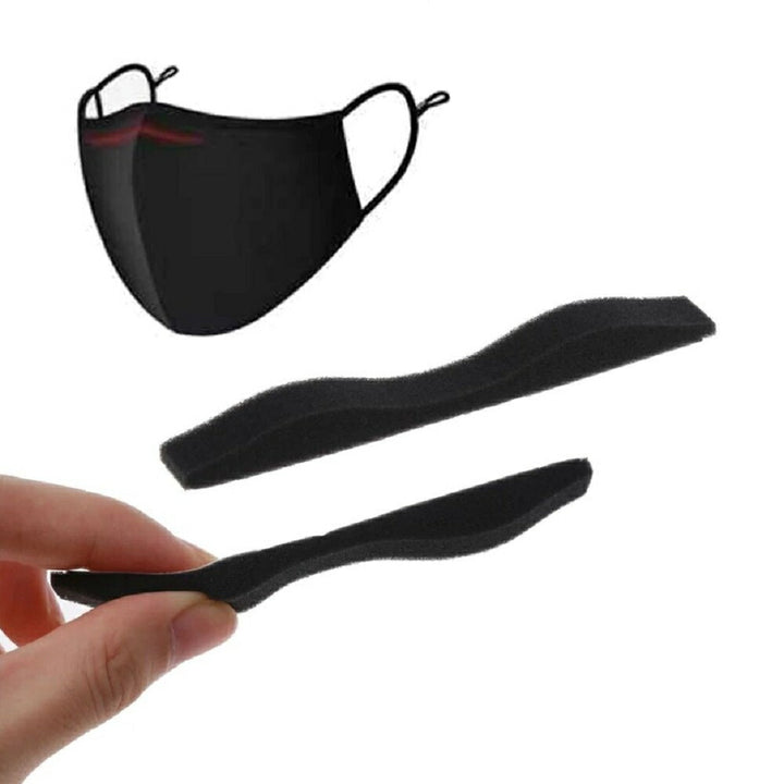 マスク | 黒スポンジノーズパッド マスク快適フィットセット