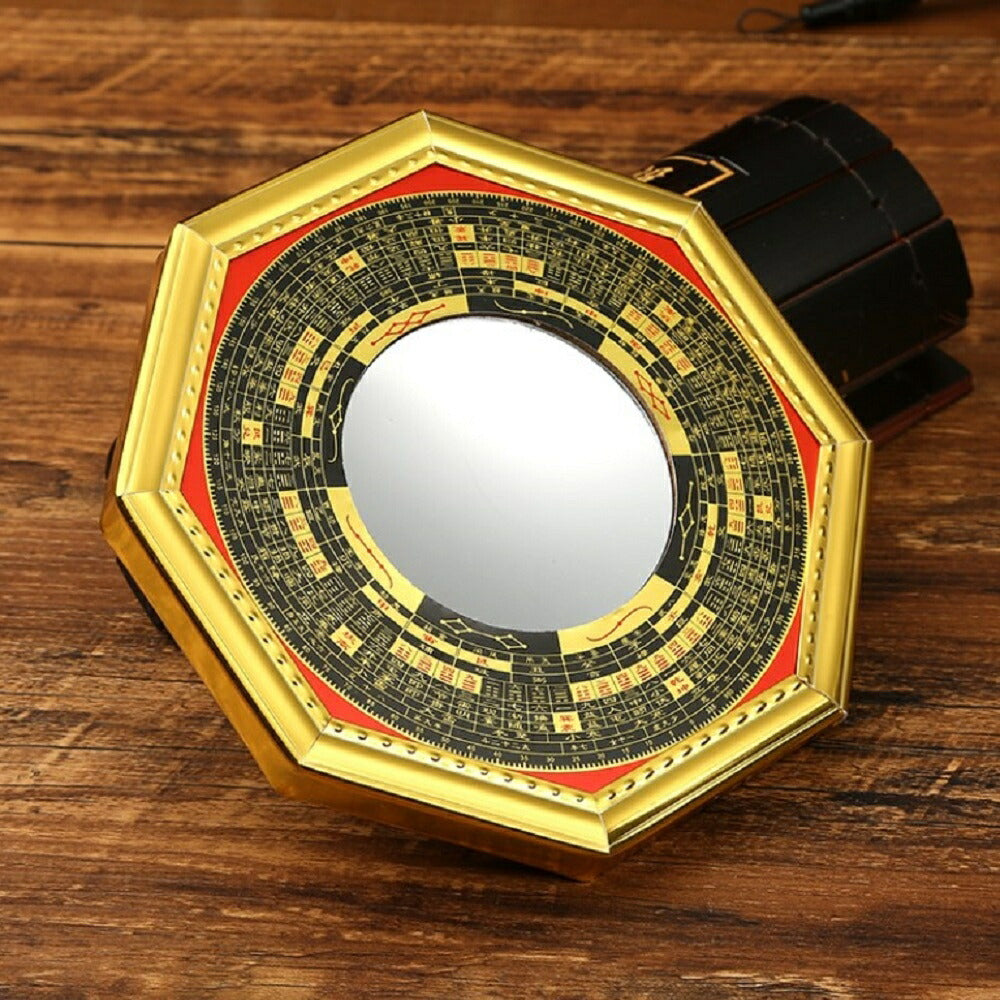 金運 開運 グッズ | 八角形風水鏡 ゴールド開運壁掛け