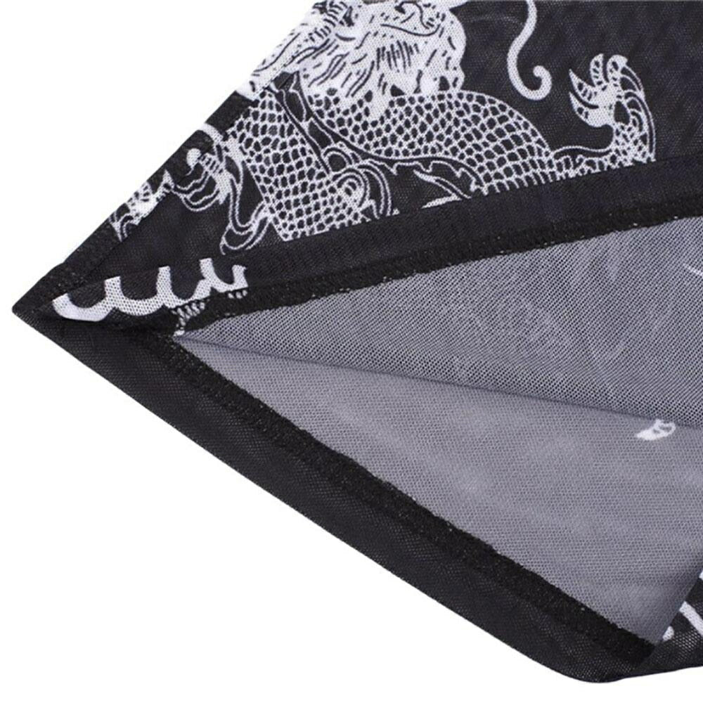 シャツ 女性 | 龍柄シースルートップス レディース 長袖