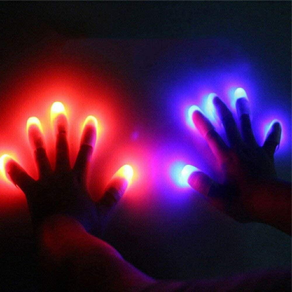 イベントグッズ | LEDフィンガーライト2本セット - 手品用光る指おもちゃ