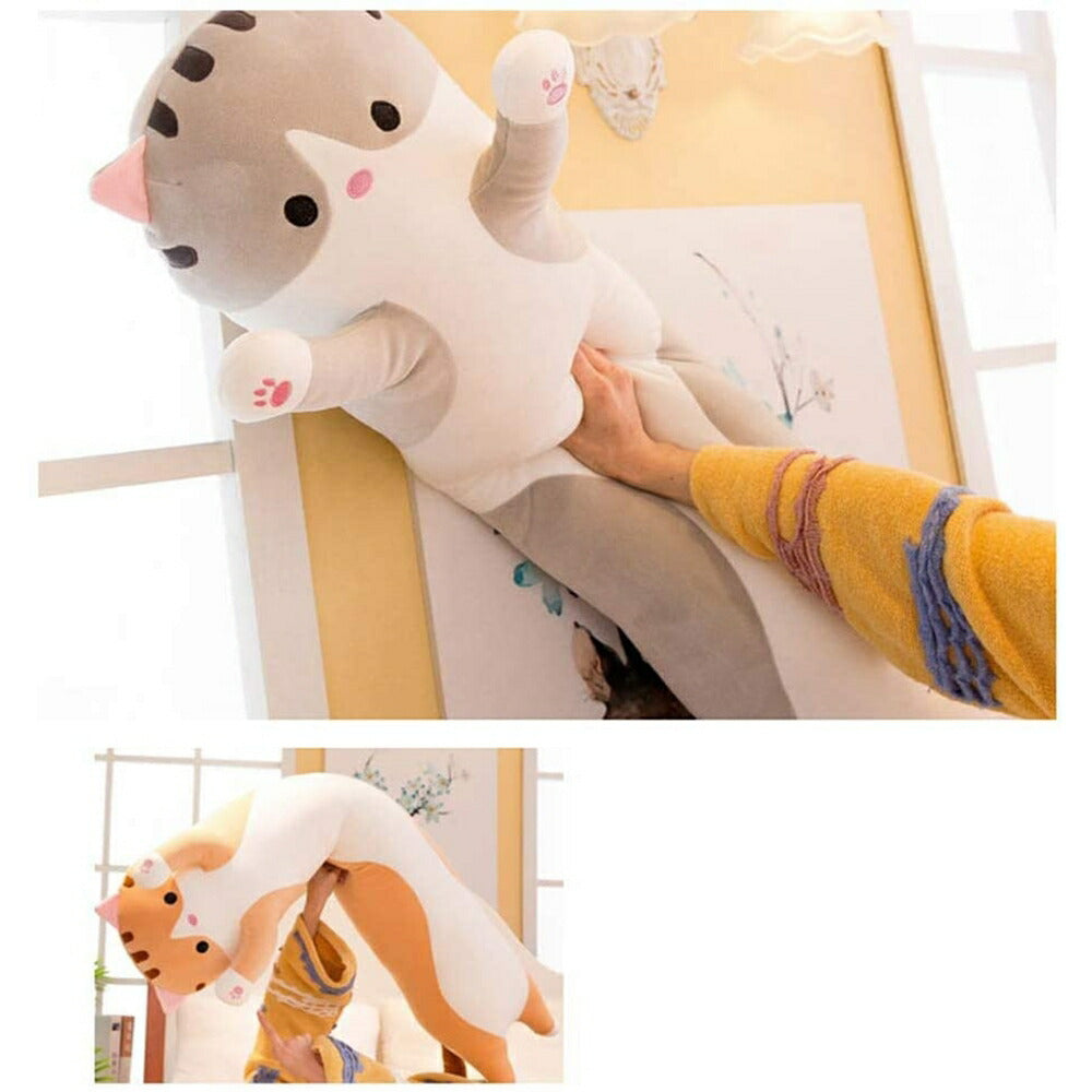 玩具 | 猫デザイン特大抱き枕クッション1.1m