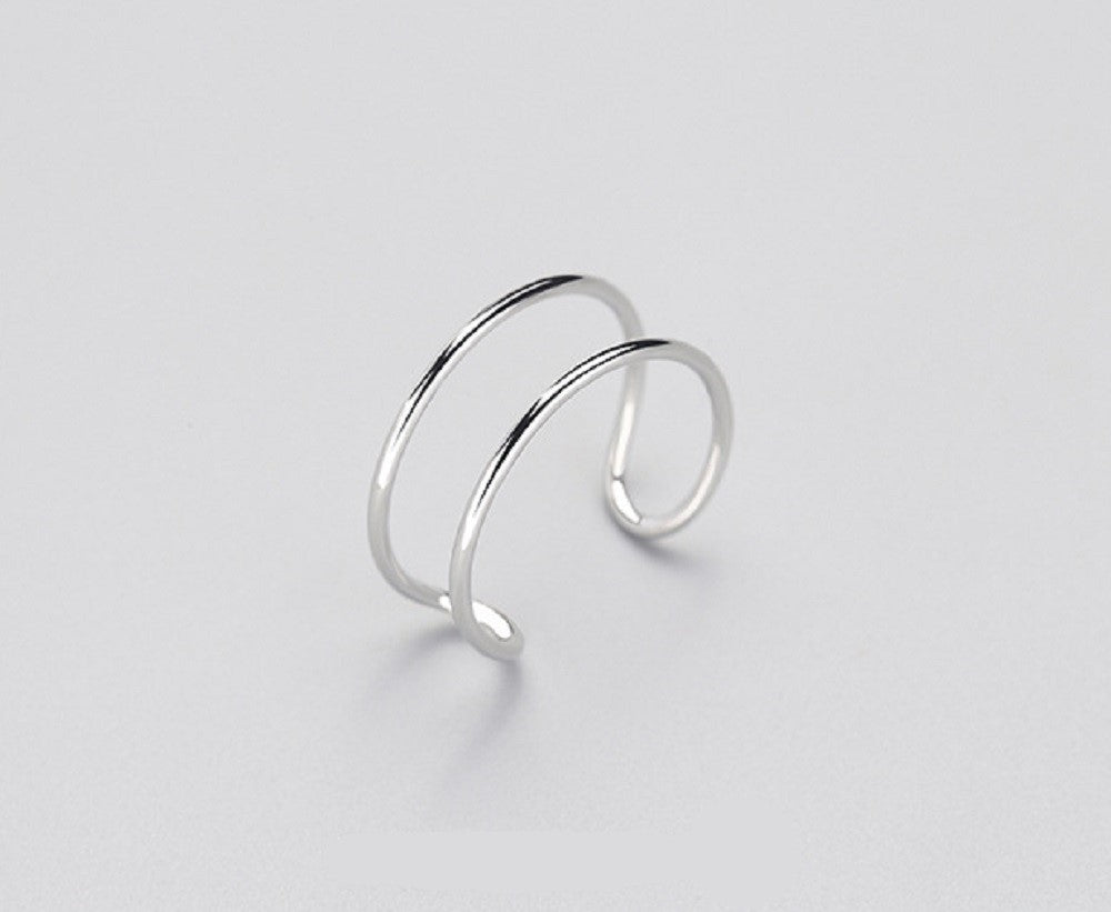 リング | シンプル オープンリング ユニセックス フリーサイズ