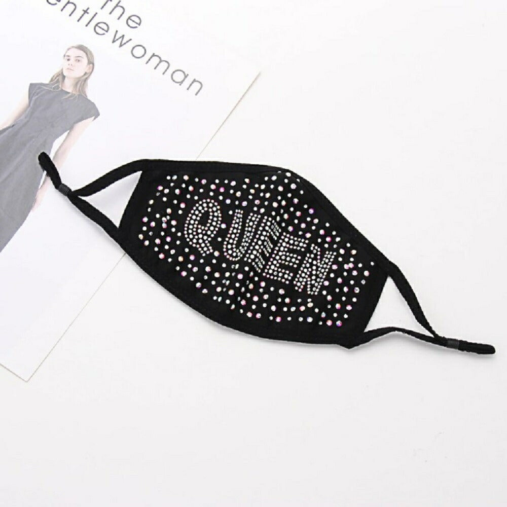 マスク | エレガントジルコニア装飾ファッションマスク（メンズ・レディース兼用）