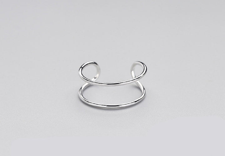 リング | シンプル オープンリング ユニセックス フリーサイズ