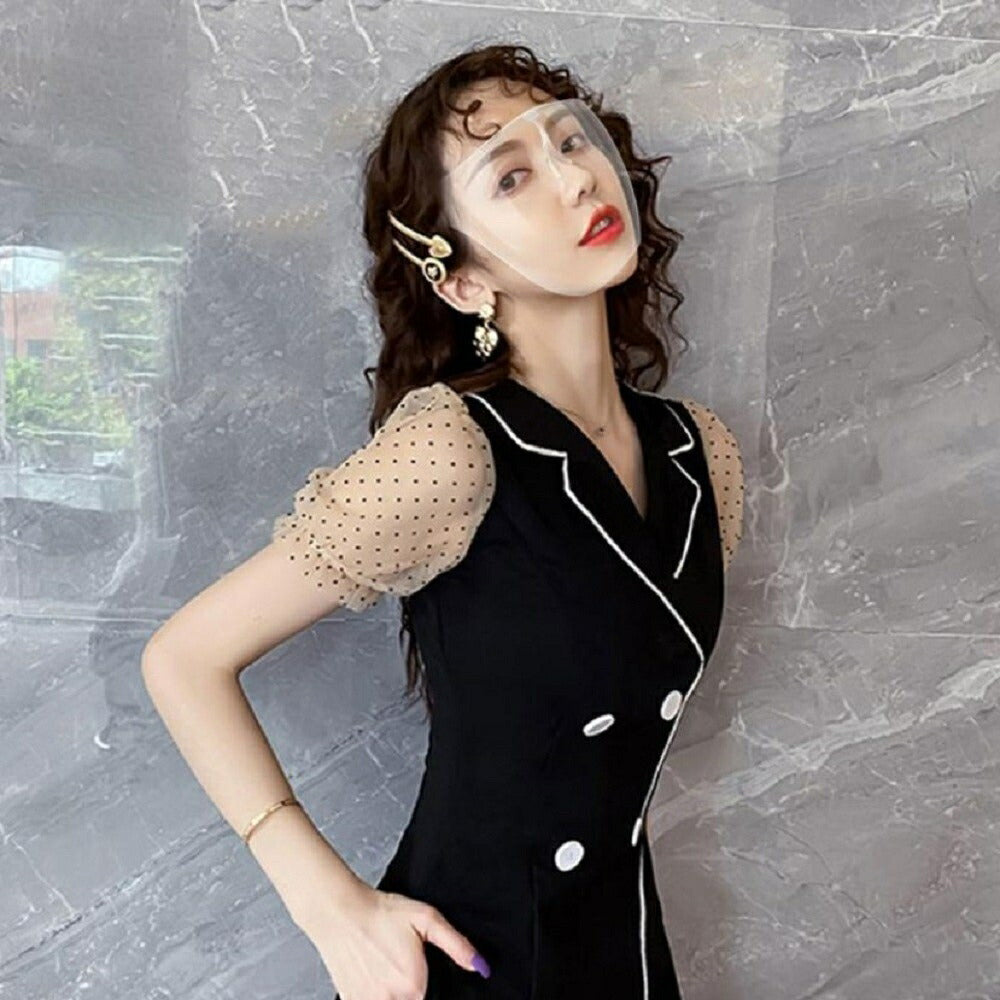 マスク | 透明保護フェイスシールドメガネ 男女兼用 洗える