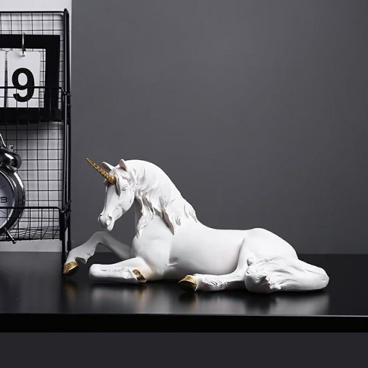インテリア オブジェ | ユニコーン アンティーク オブジェ - モダン北欧デザイン