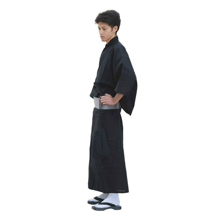 男性ファッション その他 | メンズしじら織り浴衣3点セット（帯・下駄付き）