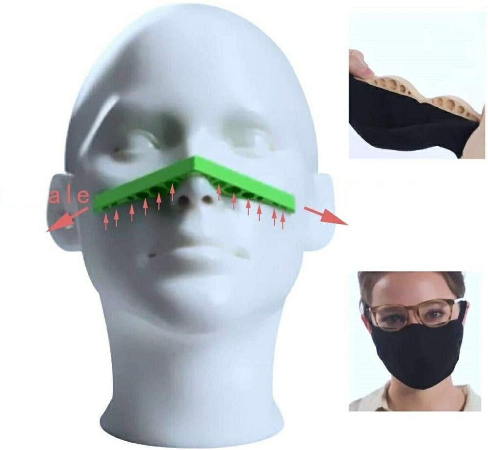 マスク | シリコン製マスクノーズパッド5本セット【メガネ曇り軽減・フィット感向上】