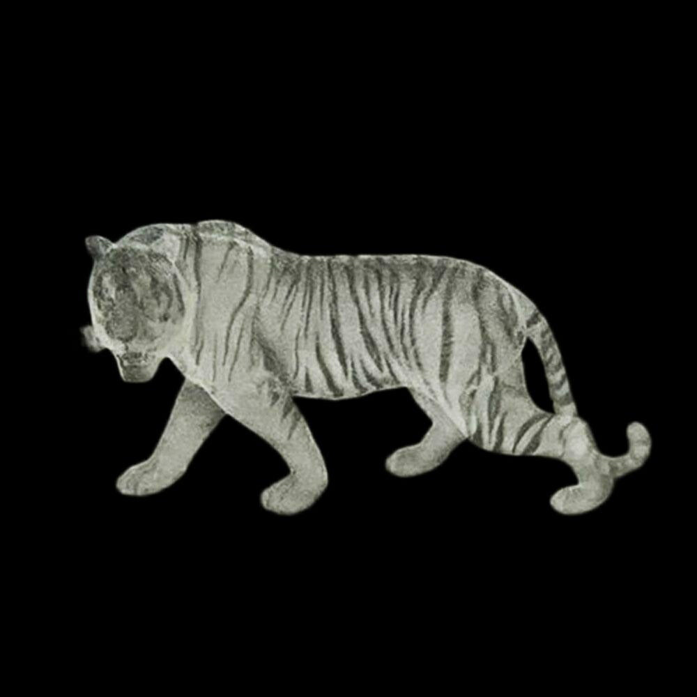 風水 インテリア | 水晶球クリスタル虎置物 - 風水干支寅年オブジェ10cm