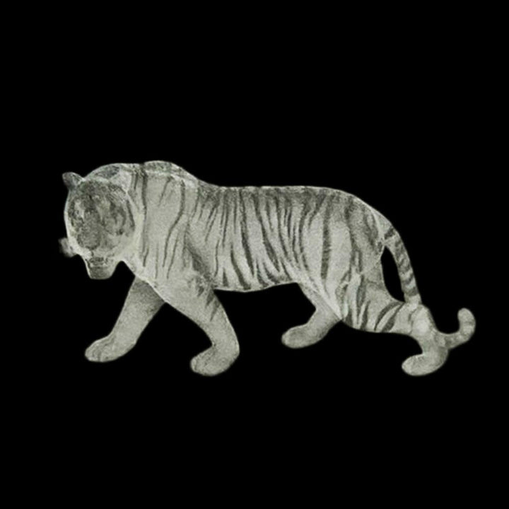 風水 インテリア | 水晶球クリスタル虎置物 - 風水干支寅年オブジェ10cm