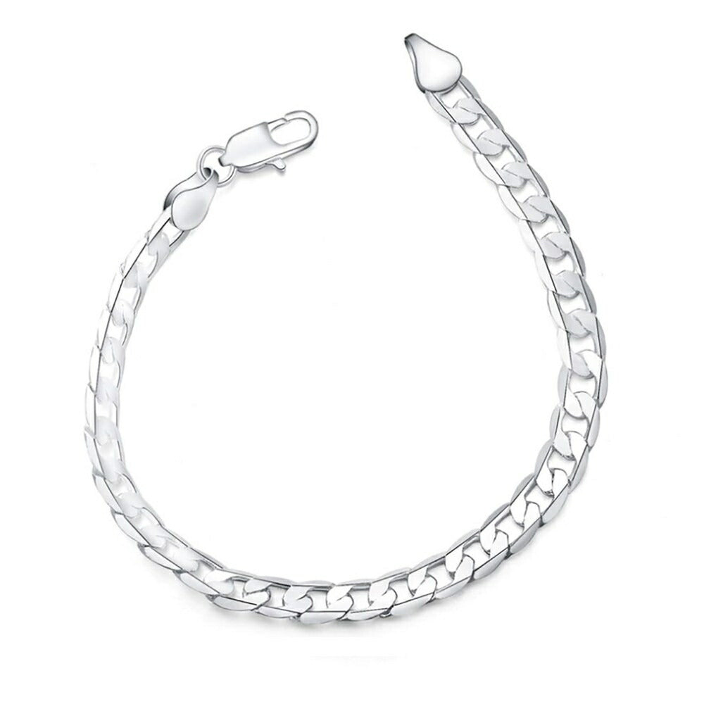 ブレスレット | キラキラチェーンブレスレット 20cm 男女兼用