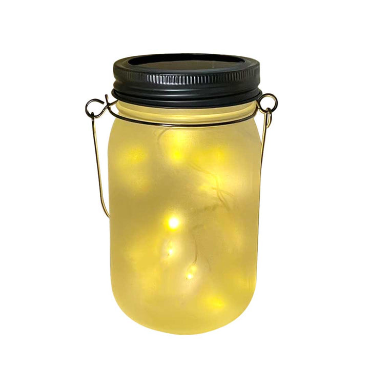 インテリア照明 | ソーラーLEDランタン 瓶型 フロストデザイン - ガーデン・玄関用