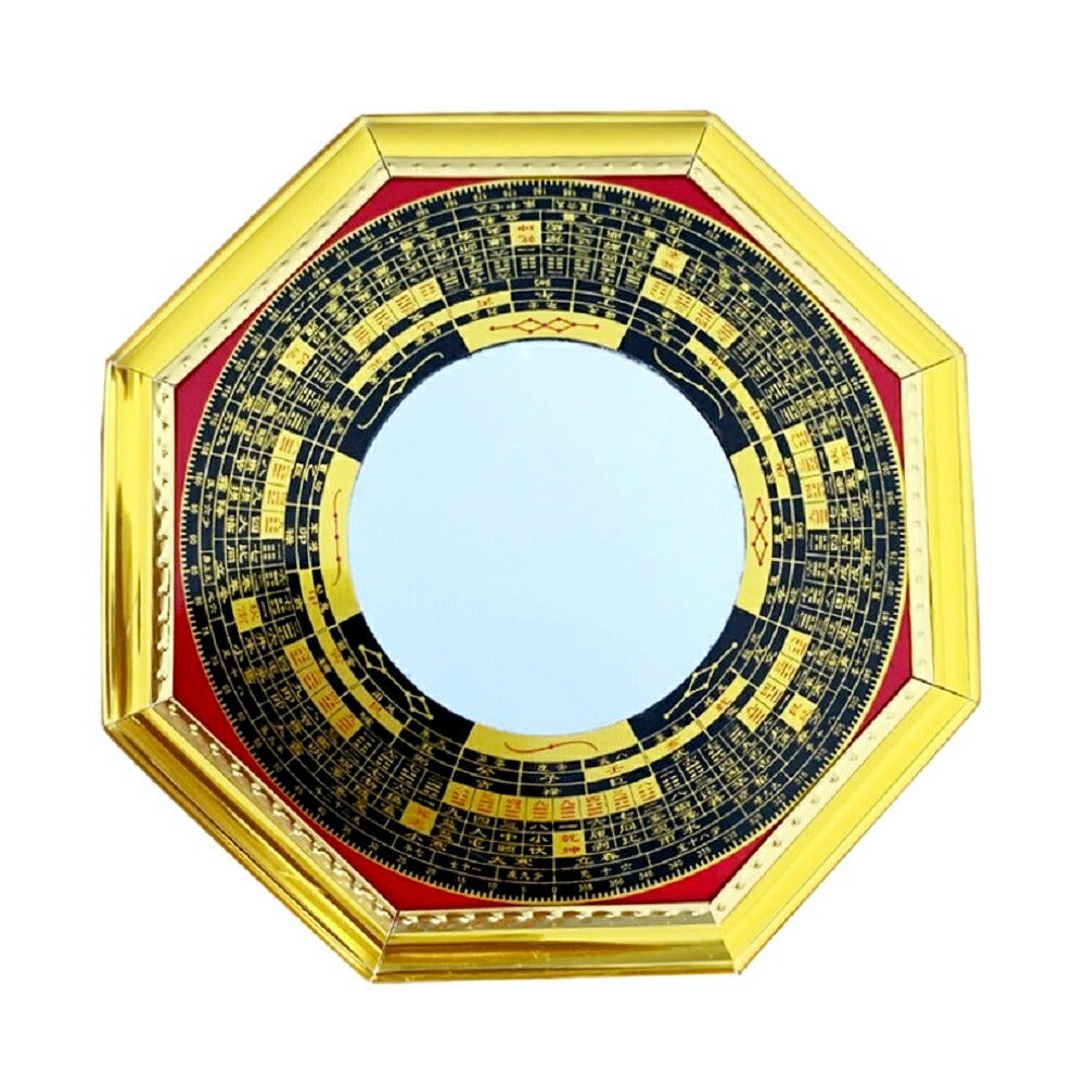 金運 開運 グッズ | 八角形風水鏡 ゴールド開運壁掛け