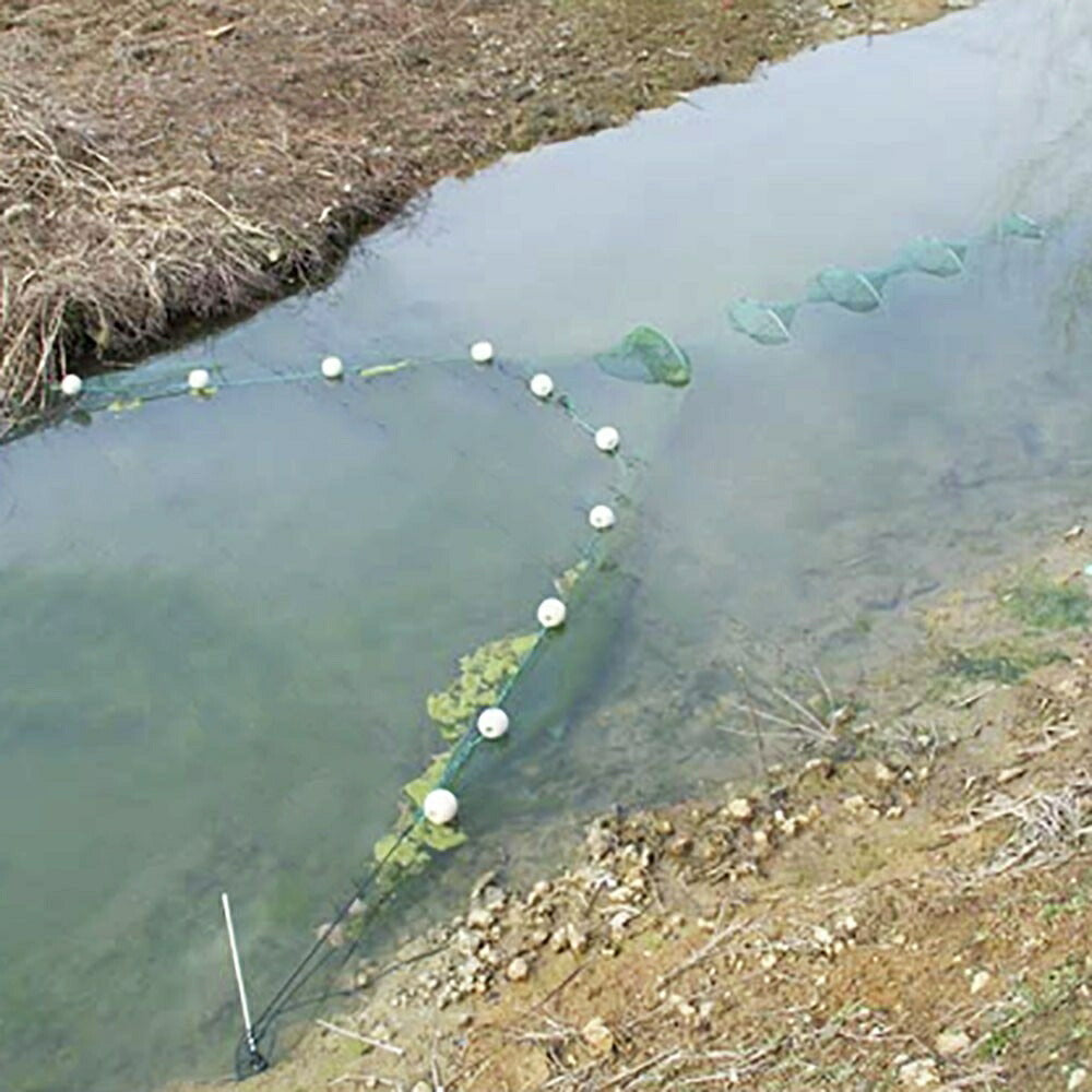 釣り 道具 | 3.5m 折り畳み式捕獲ネット - カニ・エビ・魚用