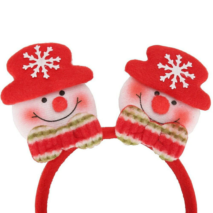 仮装 パーティーグッズ | クリスマス 光るカチューシャ サンタ・雪だるま選択可