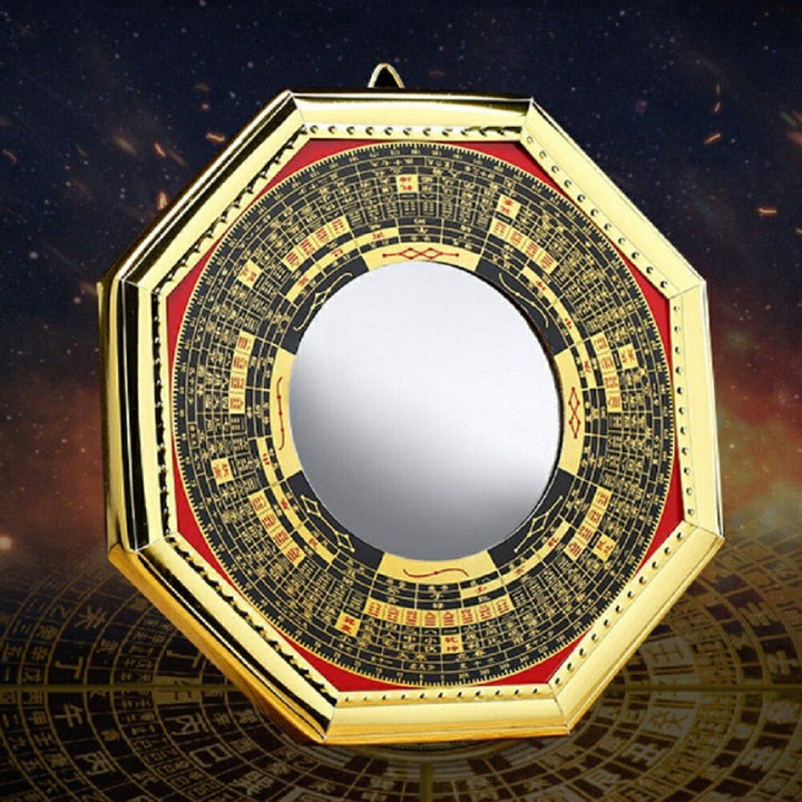 金運 開運 グッズ | 八角形風水鏡 ゴールド開運壁掛け