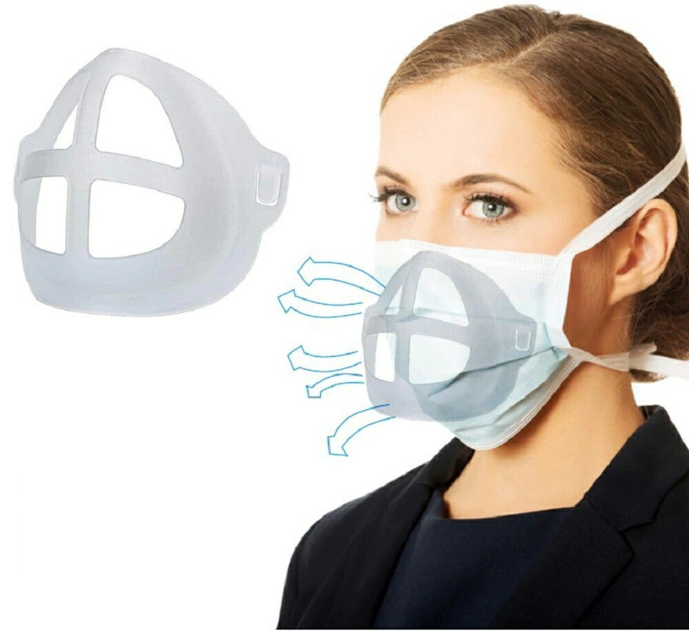 マスク | 軽量シリコン製マスクフレーム【呼吸が楽々・洗える】