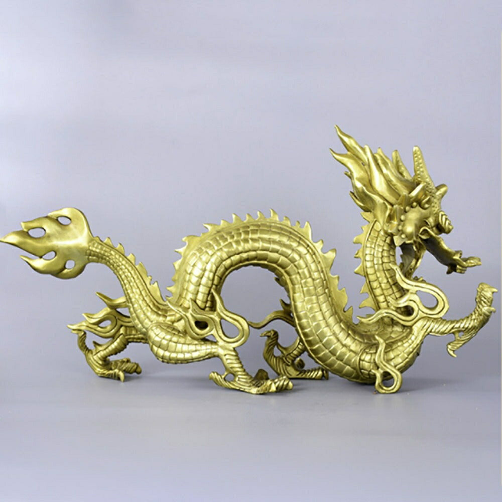 風水 インテリア | 風水 皇帝龍 真鍮製開運置物