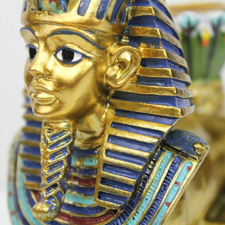 インテリア オブジェ | エジプト神話インテリア キャンドルスタンド3個セット【ファラオ・アヌビス・スフィンクス】