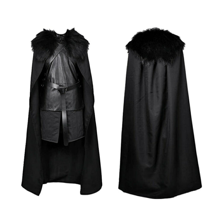 男性ファッション その他 | 暗黒騎士コスプレ衣装 レザーマント・鎧風 ハロウィン用