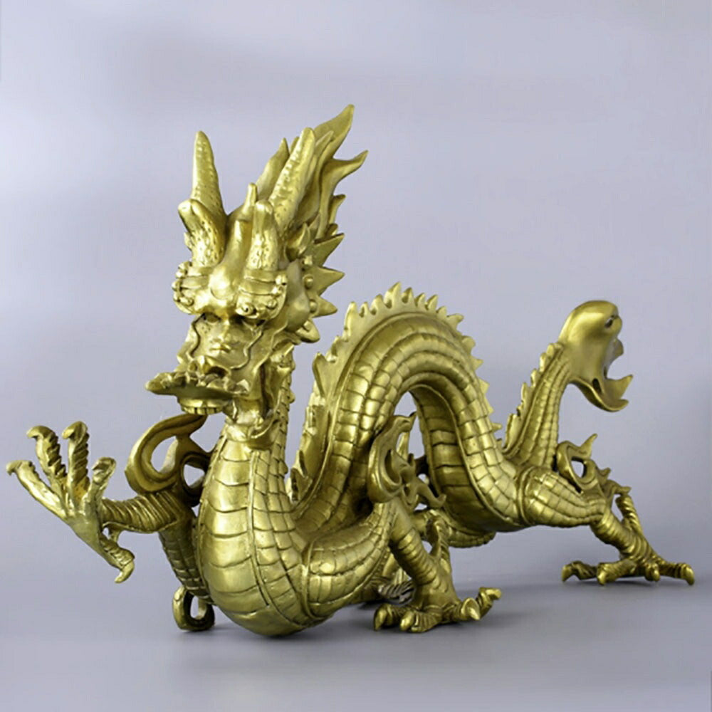 風水 インテリア | 風水 皇帝龍 真鍮製開運置物