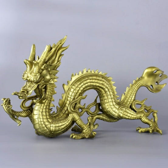 風水 インテリア | 風水 皇帝龍 真鍮製開運置物