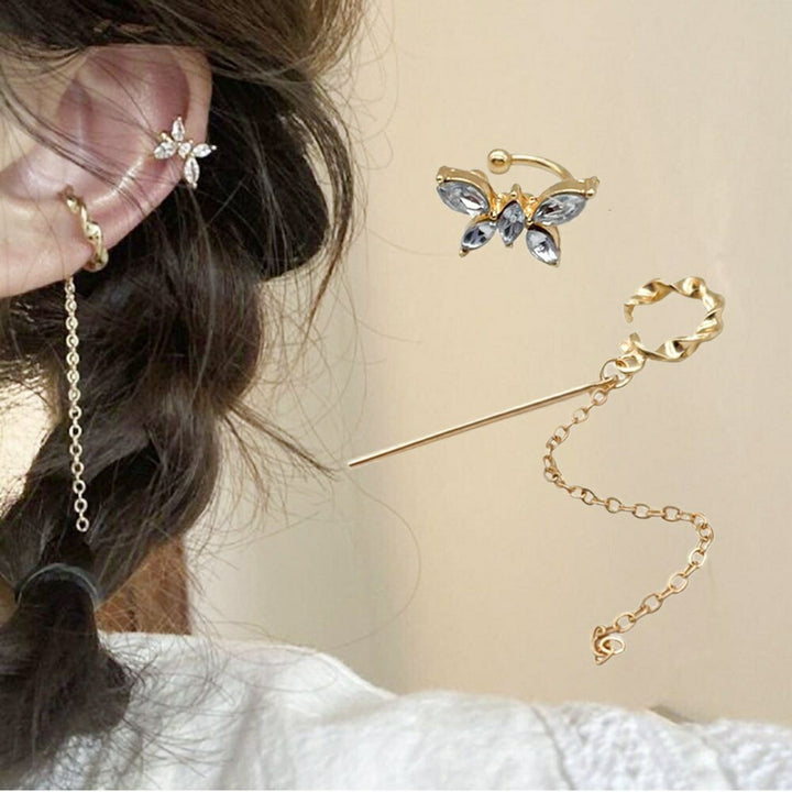 ピアス イヤーカフ | バタフライデザイン イヤーカフ ユニセックス