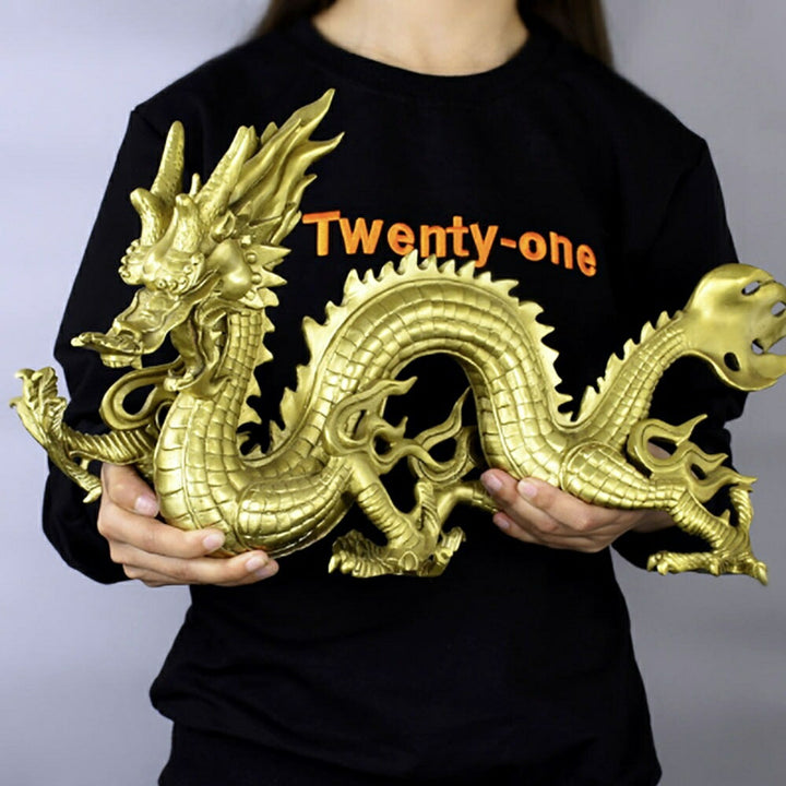 風水 インテリア | 風水 皇帝龍 真鍮製開運置物